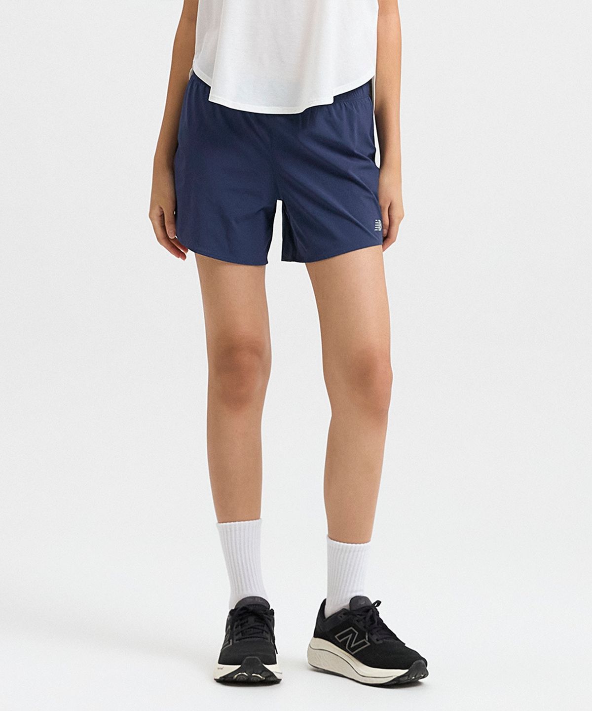 뉴발란스(NEW BALANCE) NBNVG36212 / WOMEN RC 쇼츠 5인치 (NAVY)