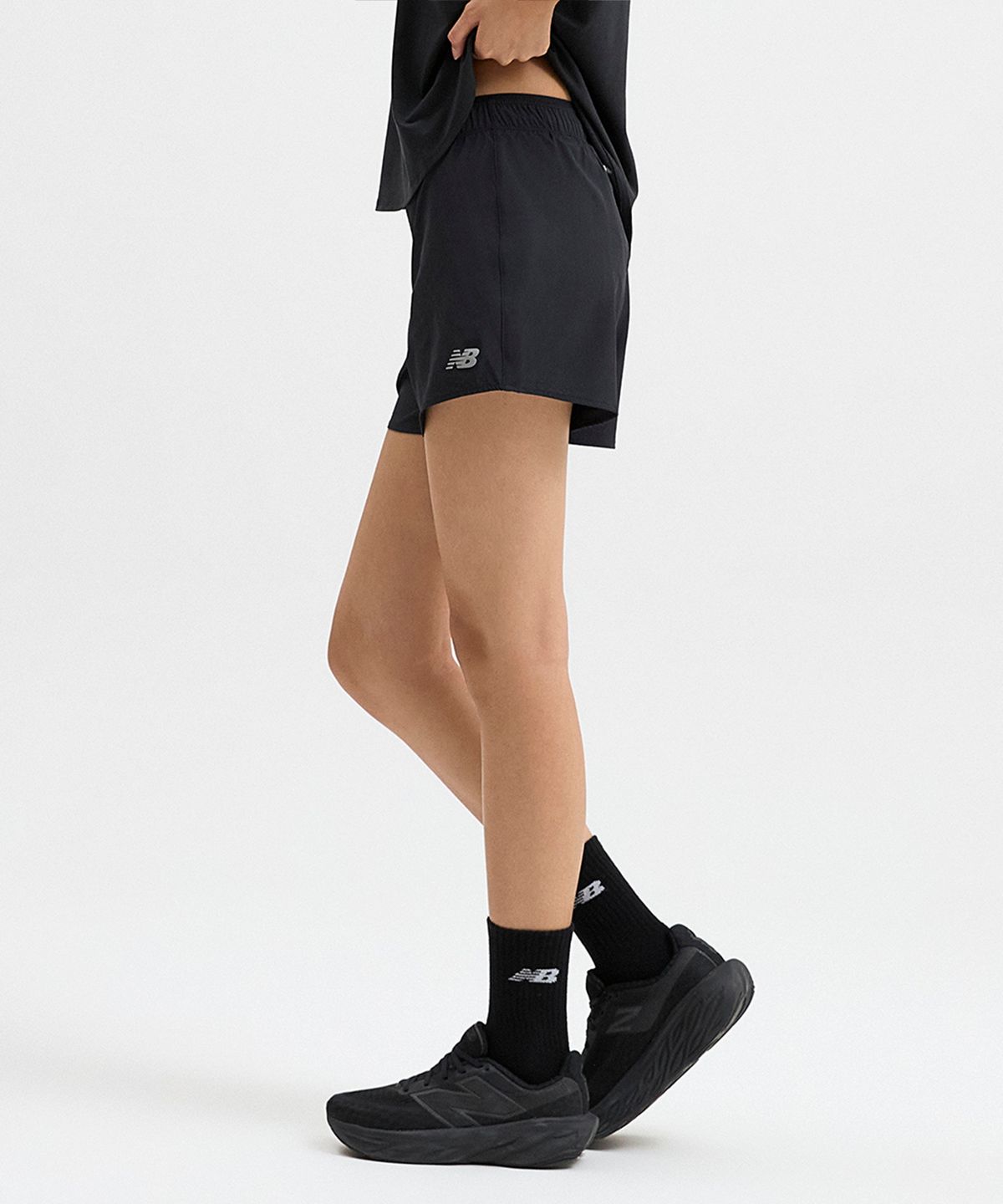 뉴발란스(NEW BALANCE) NBNVG36212 / WOMEN RC 쇼츠 5인치 (BLACK)