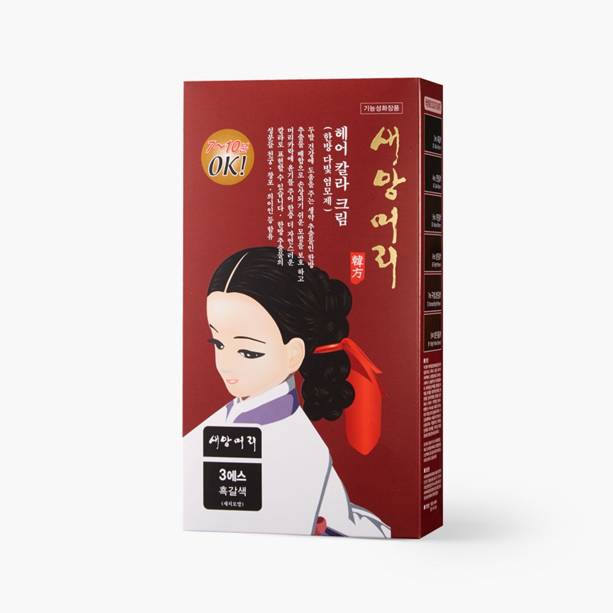새앙머리(SAEANGMEORI) 다빛 헤어 컬러 크림 새치염색약 6색상