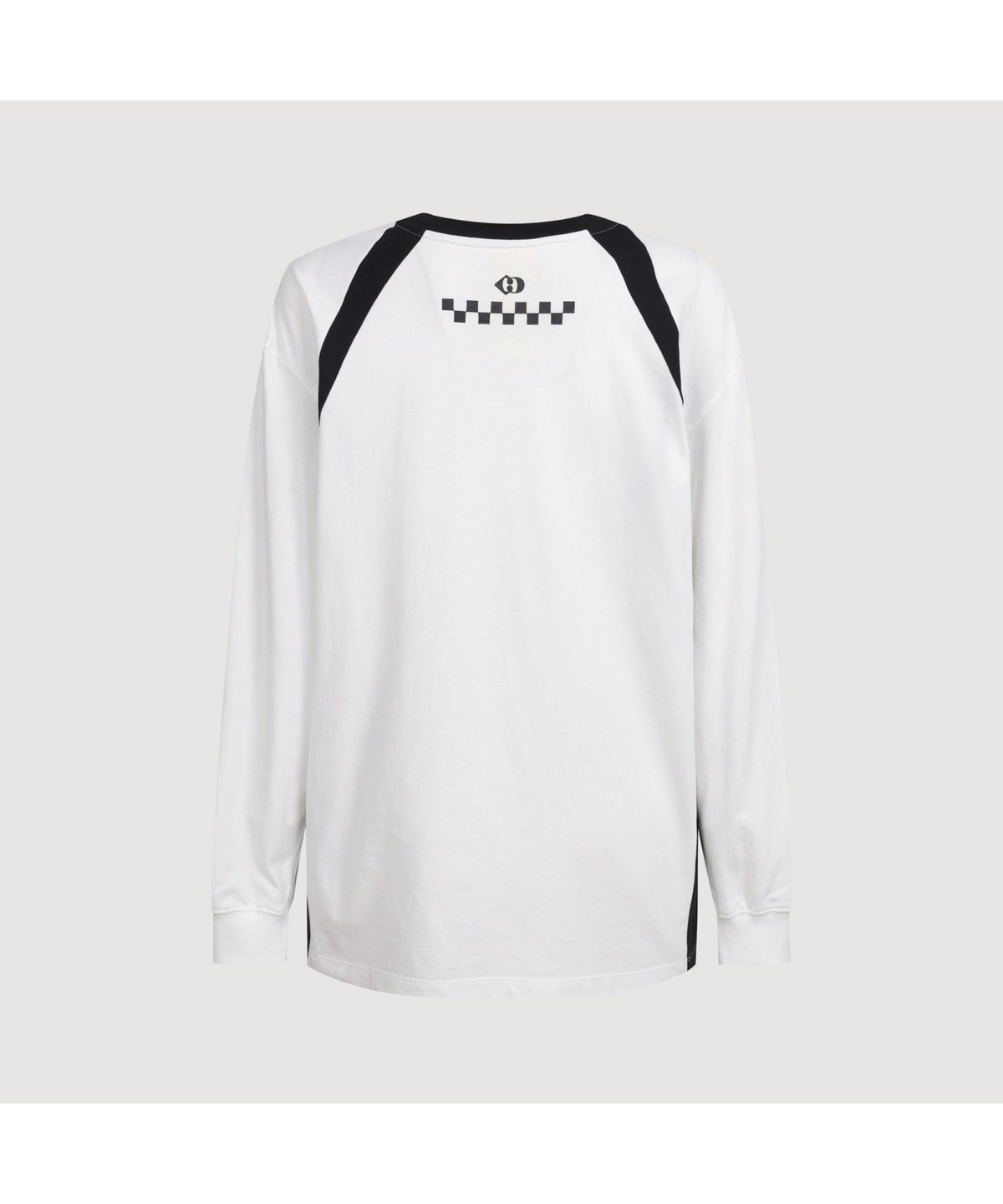 럭키슈에뜨(LUCKY CHOUETTE) Coloring Point Long-sleeve T-shirt  (white) LFTAS25130WHX