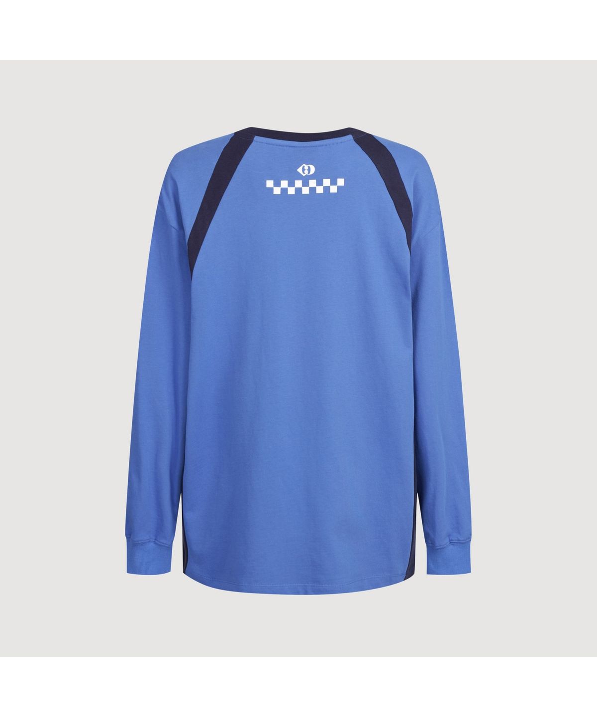 럭키슈에뜨(LUCKY CHOUETTE) Coloring Point Long-sleeve T-shirt (blue) LFTAS25130BUX