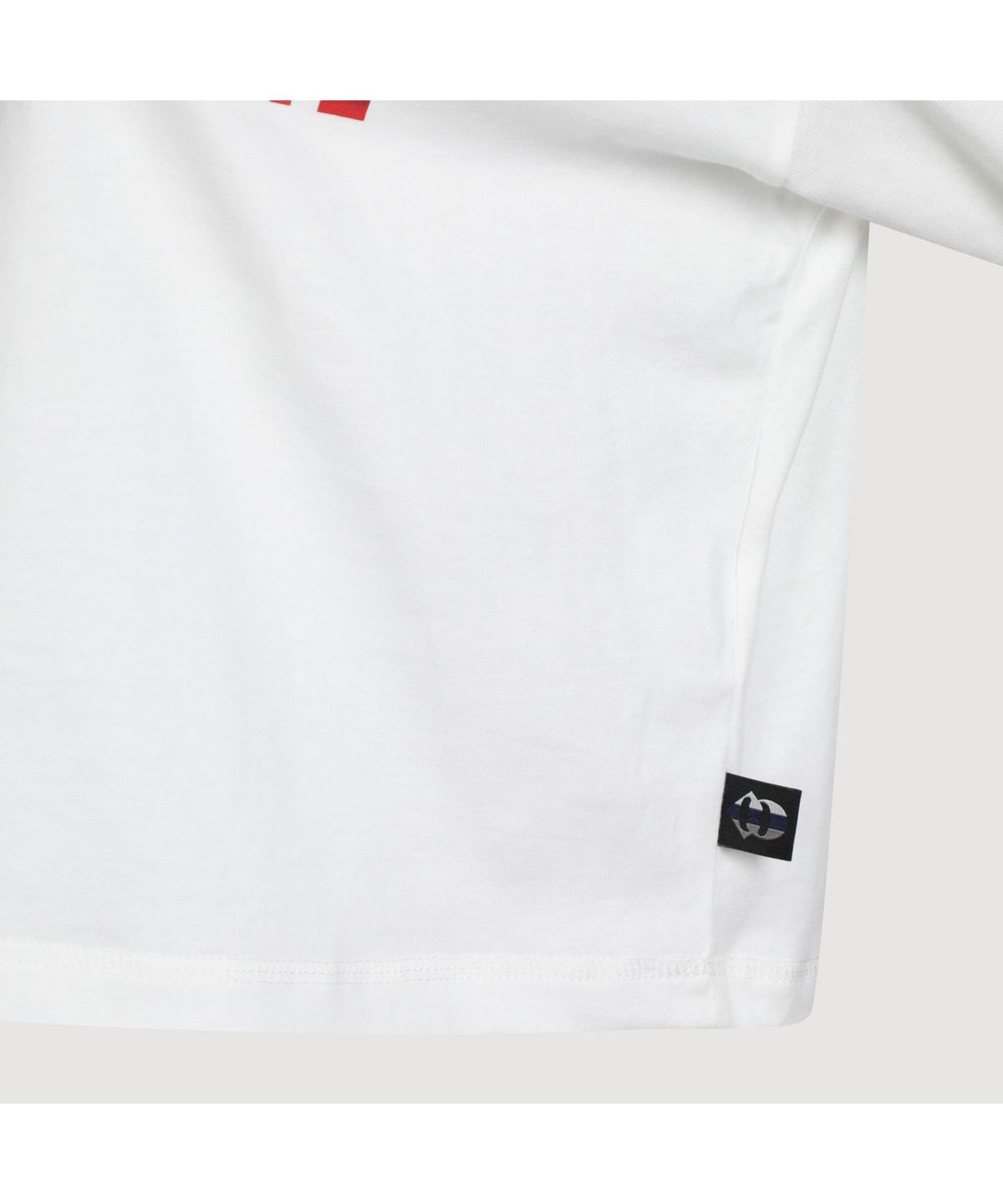 럭키슈에뜨(LUCKY CHOUETTE) Printed Cropped Long-sleeved T-shirt  (white) LFTAS25170WHX