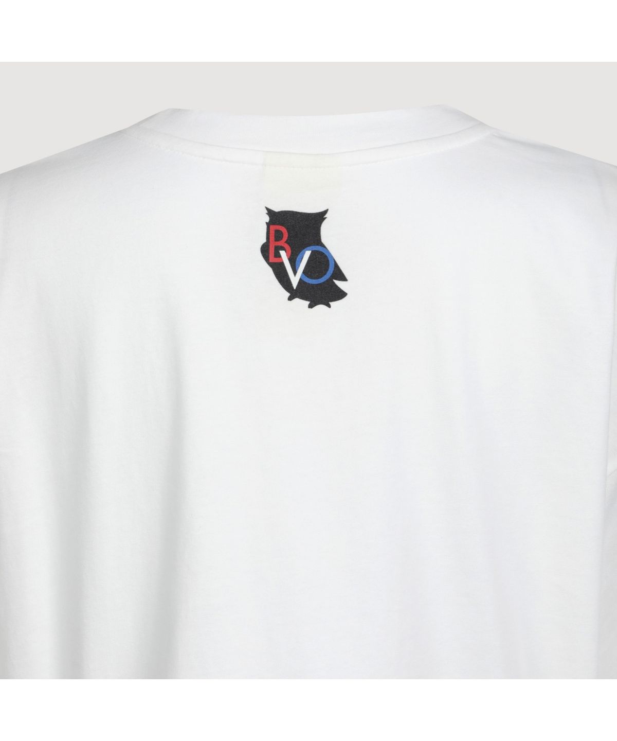 럭키슈에뜨(LUCKY CHOUETTE) Printed Cropped Long-sleeved T-shirt  (white) LFTAS25170WHX
