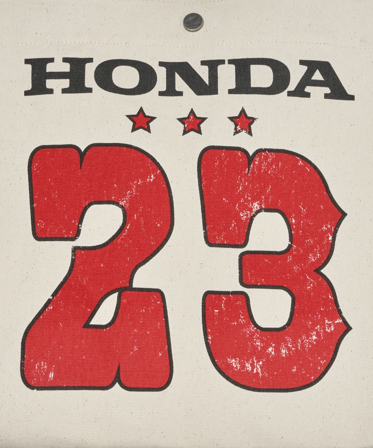 핍스 모터사이클(PHYPS MOTORCYCLE) Honda Strap Canvas Bag_Ivory
