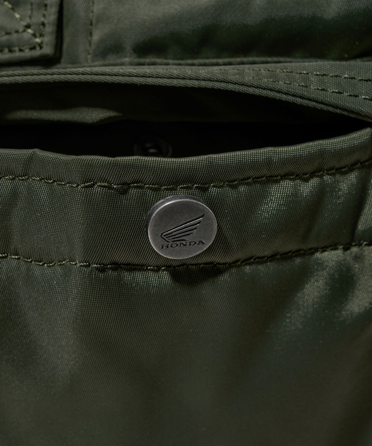 핍스 모터사이클(PHYPS MOTORCYCLE) [2-WAY] Honda Multi Pocket Helmet Bag_Khaki
