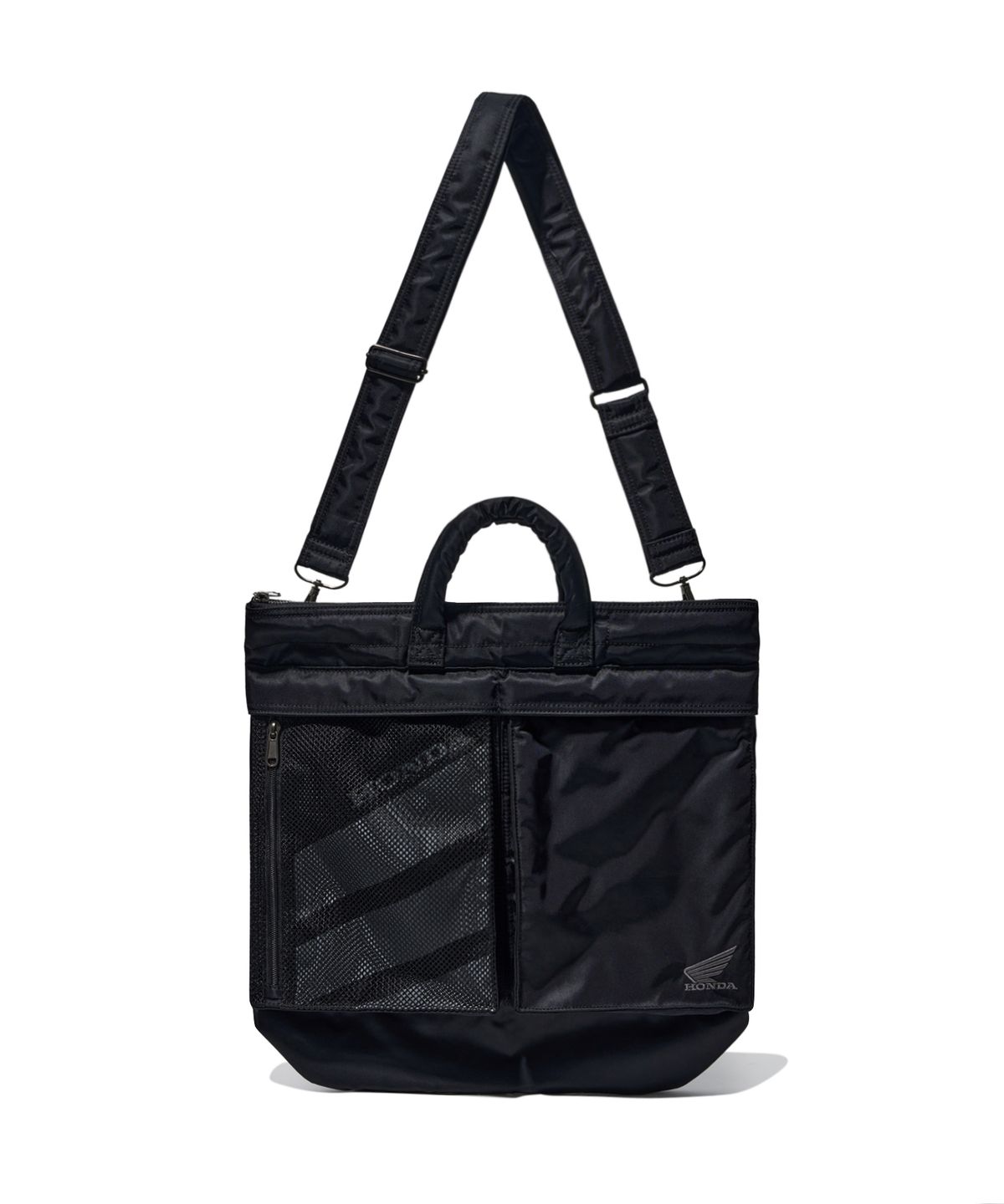 핍스 모터사이클(PHYPS MOTORCYCLE) [2-WAY] Honda Multi Pocket Helmet Bag_Black