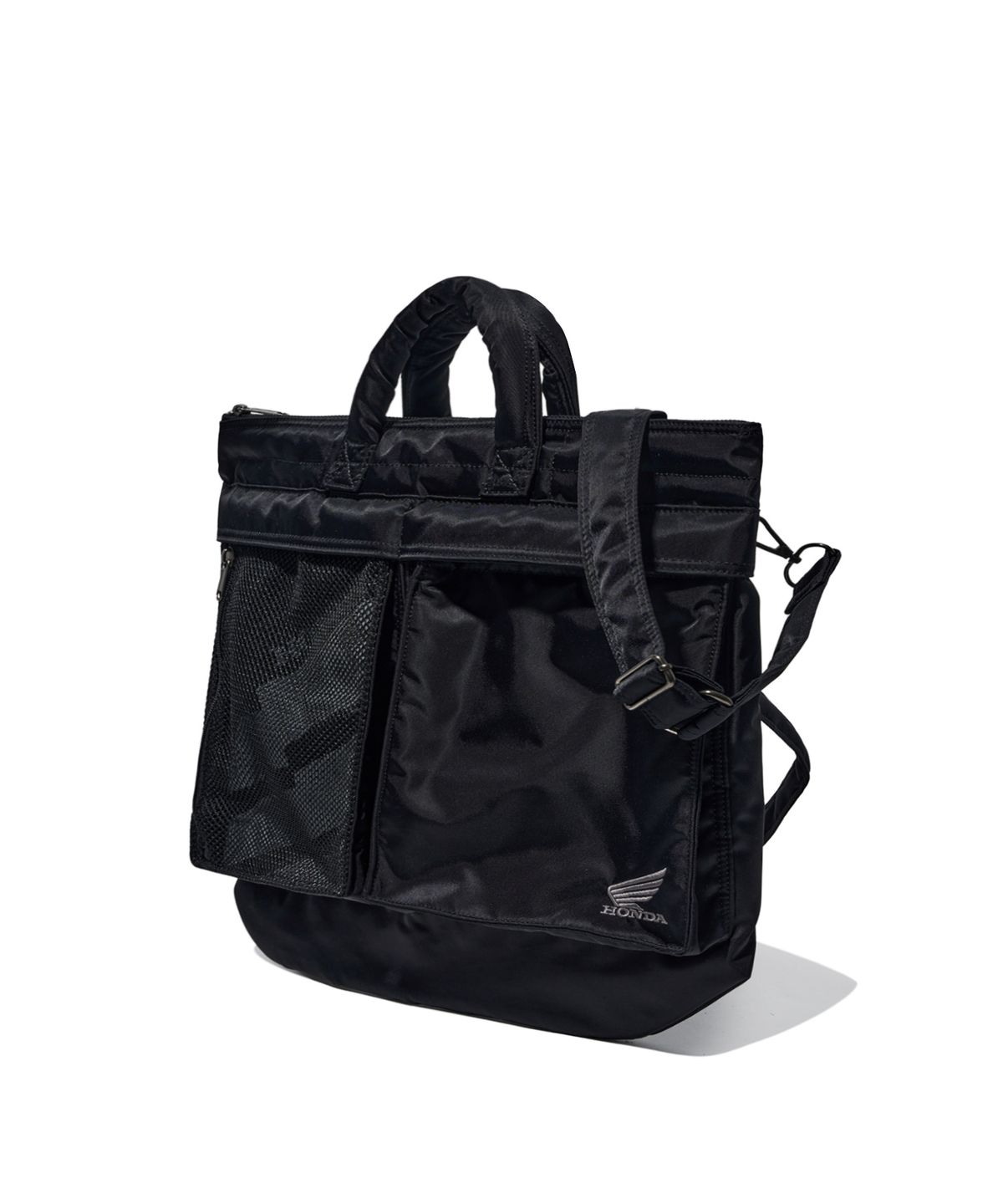 핍스 모터사이클(PHYPS MOTORCYCLE) [2-WAY] Honda Multi Pocket Helmet Bag_Black