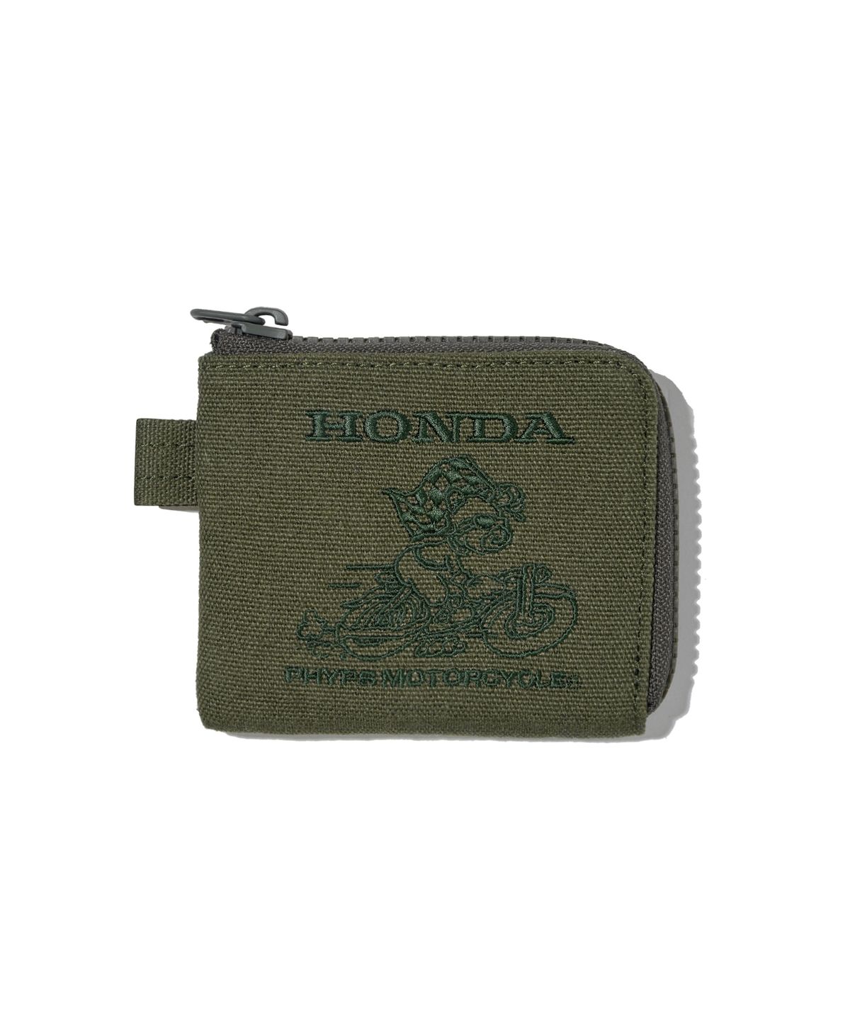 핍스 모터사이클(PHYPS MOTORCYCLE) Honda Riding Bear Wallet_khaki