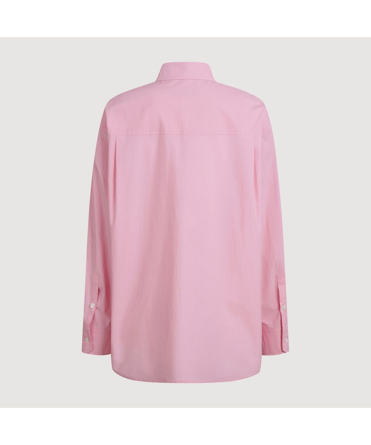 럭키슈에뜨(LUCKY CHOUETTE) Embroidery Point Cotton Shirt Blouse (pink) LFSAM25120PIX