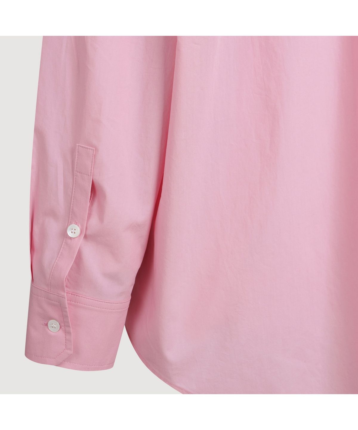 럭키슈에뜨(LUCKY CHOUETTE) Embroidery Point Cotton Shirt Blouse (pink) LFSAM25120PIX