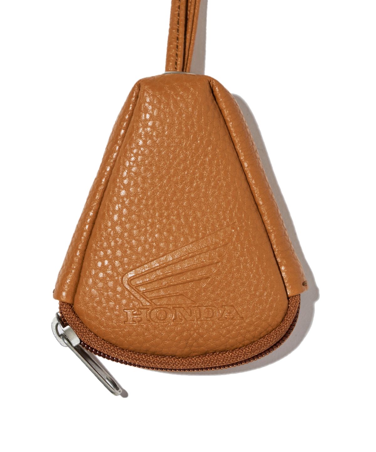 핍스 모터사이클(PHYPS MOTORCYCLE) Honda Original Wing logo Keyring Pouch_Camel