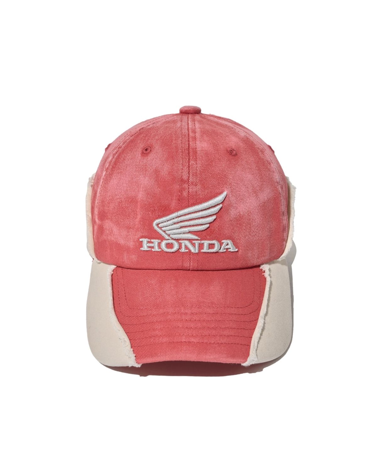 핍스 모터사이클(PHYPS MOTORCYCLE) Vintage Cutoff Cap_Red/Beige