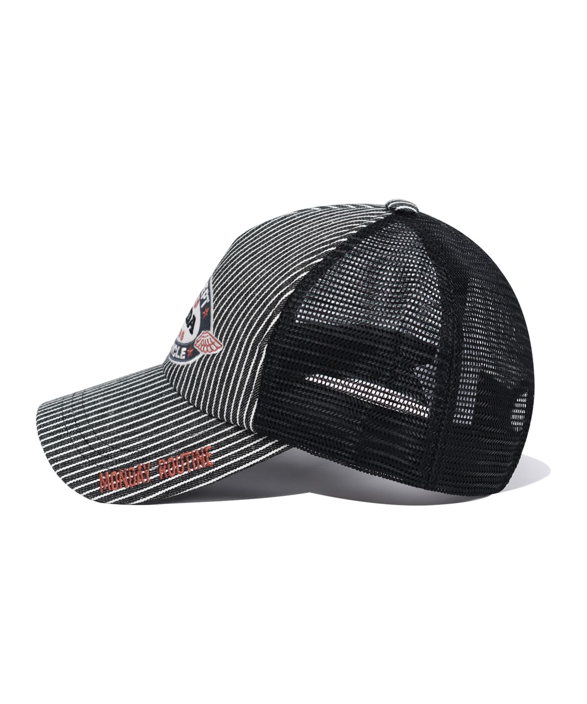 핍스 모터사이클(PHYPS MOTORCYCLE) Honda Stripe Mesh Cap_Black