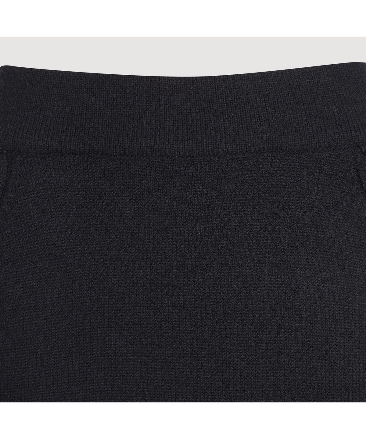 럭키슈에뜨(LUCKY CHOUETTE) Mini Knit Skirt (black) LFKDS25100BKX