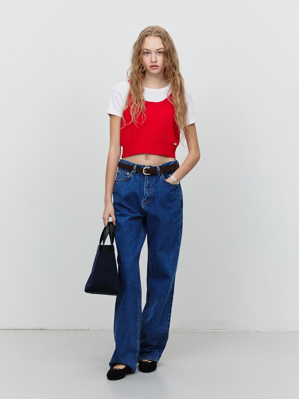 던스트(DUNST) D-BUCKLE SUEDE LEATHER BELT_UDBE5E209_ESPRESSO
