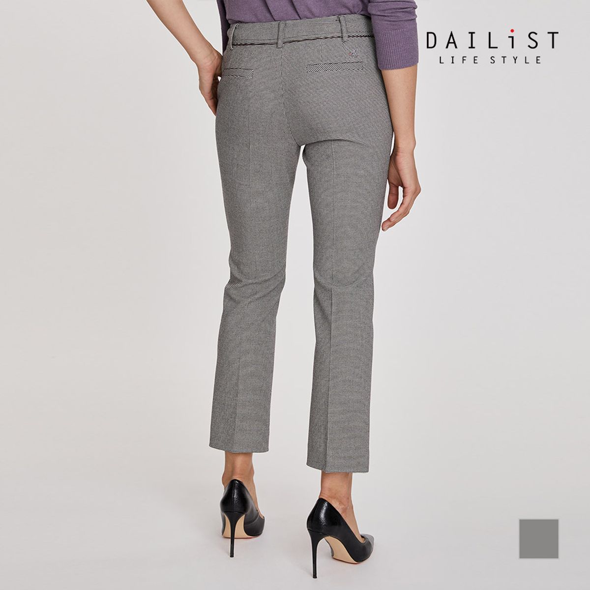 데일리스트(DAILIST) 패턴 부츠컷 팬츠_MDBDLXS1311