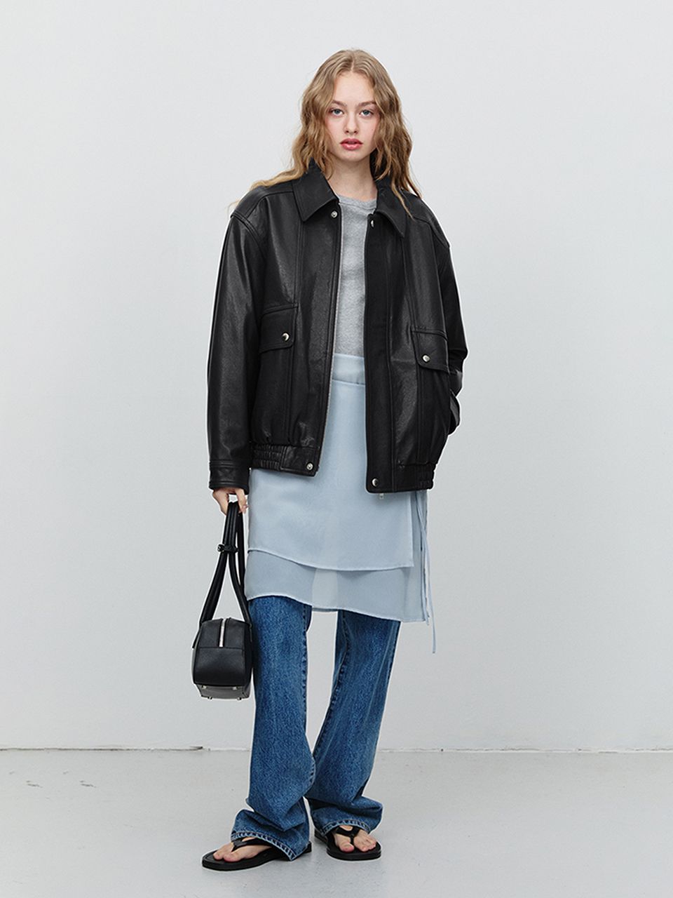 MUSINSA | DUNST FOR WOMEN UNISEX OVERSIZED VINTAGE LEATHER