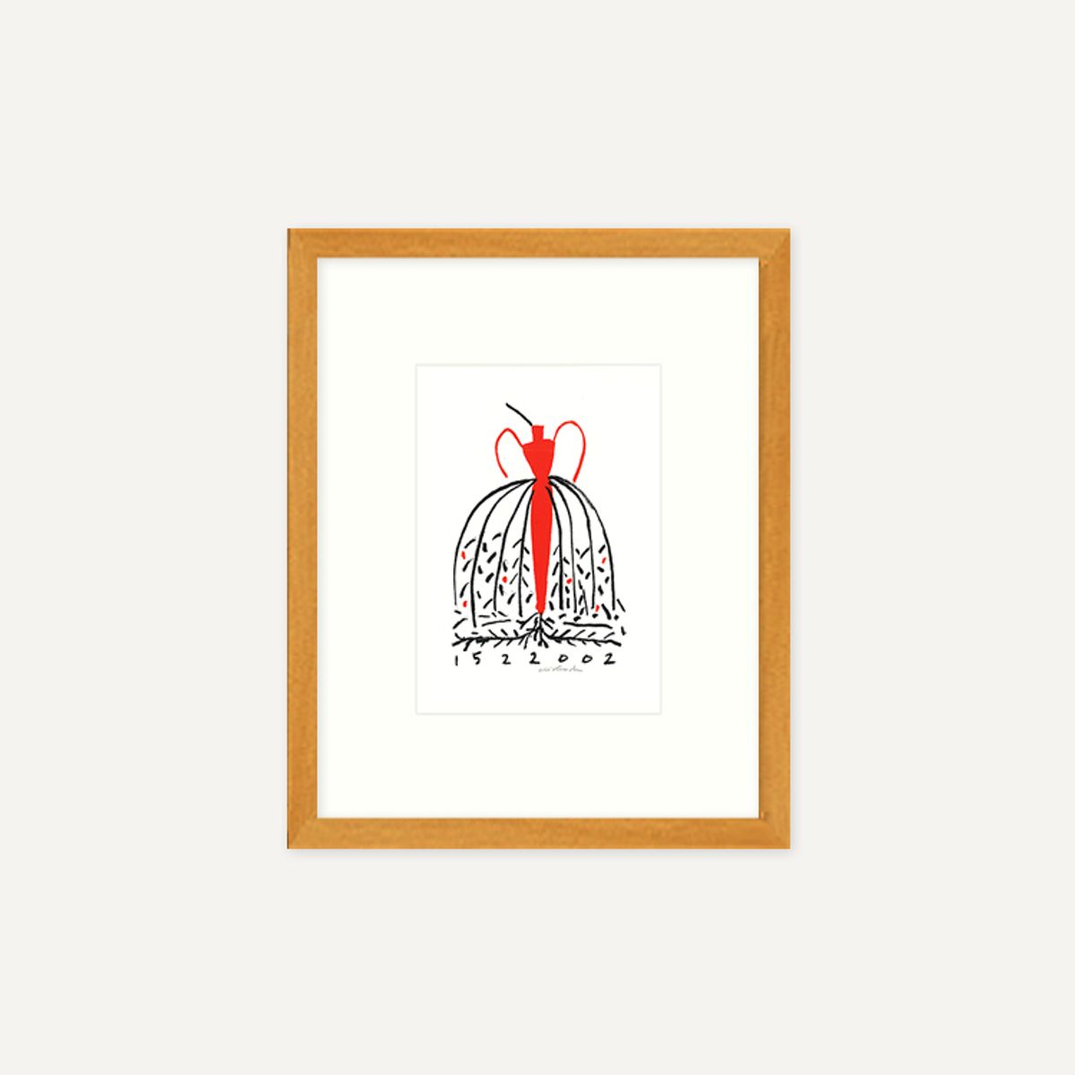 그릿시즌(GREET SEASON) 아키 쿠로다 Flower 15 2 l (액자 포함)