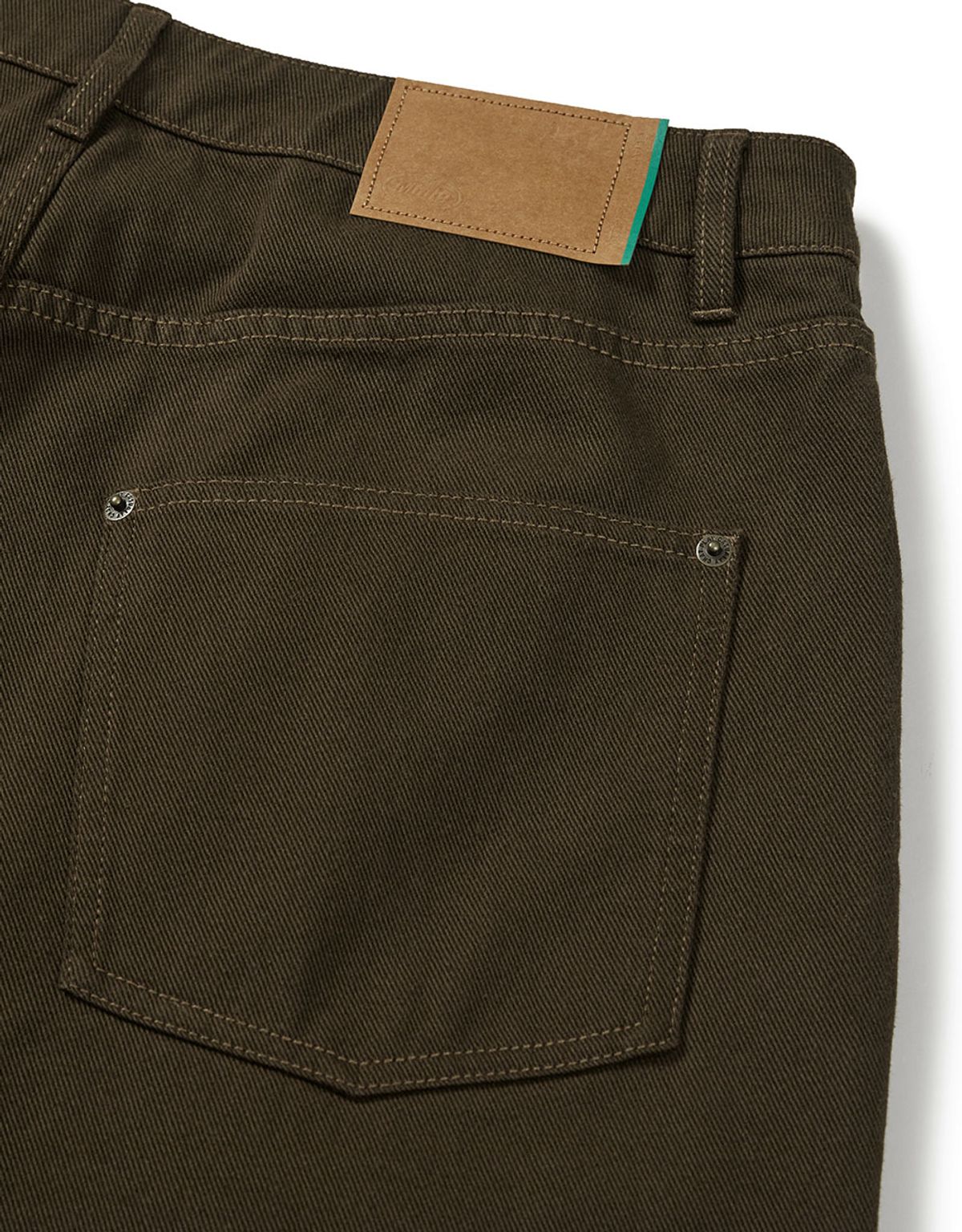 엠엠엘지(MMLG) [Mmlg] MM COTTON REGULAR PANTS (BROWN)