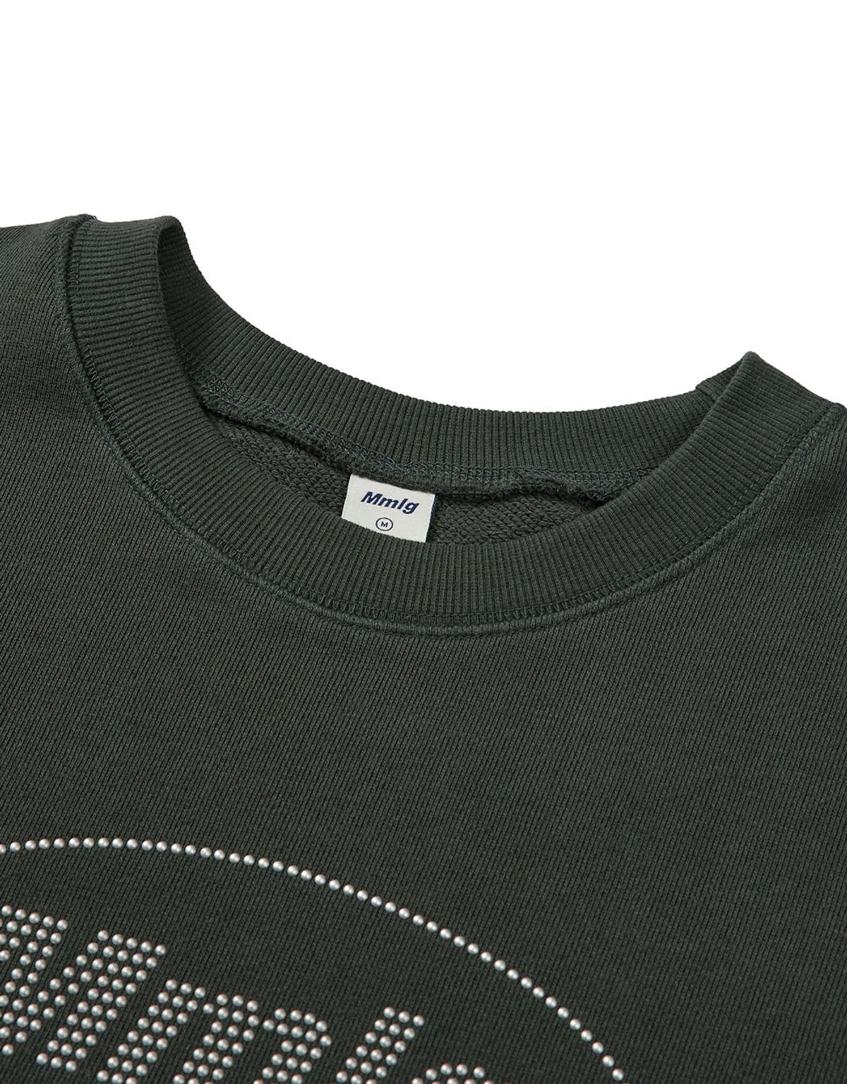 엠엠엘지(MMLG) [Mmlg] COLOR BUTTON SWEAT (SQUID BLACK)