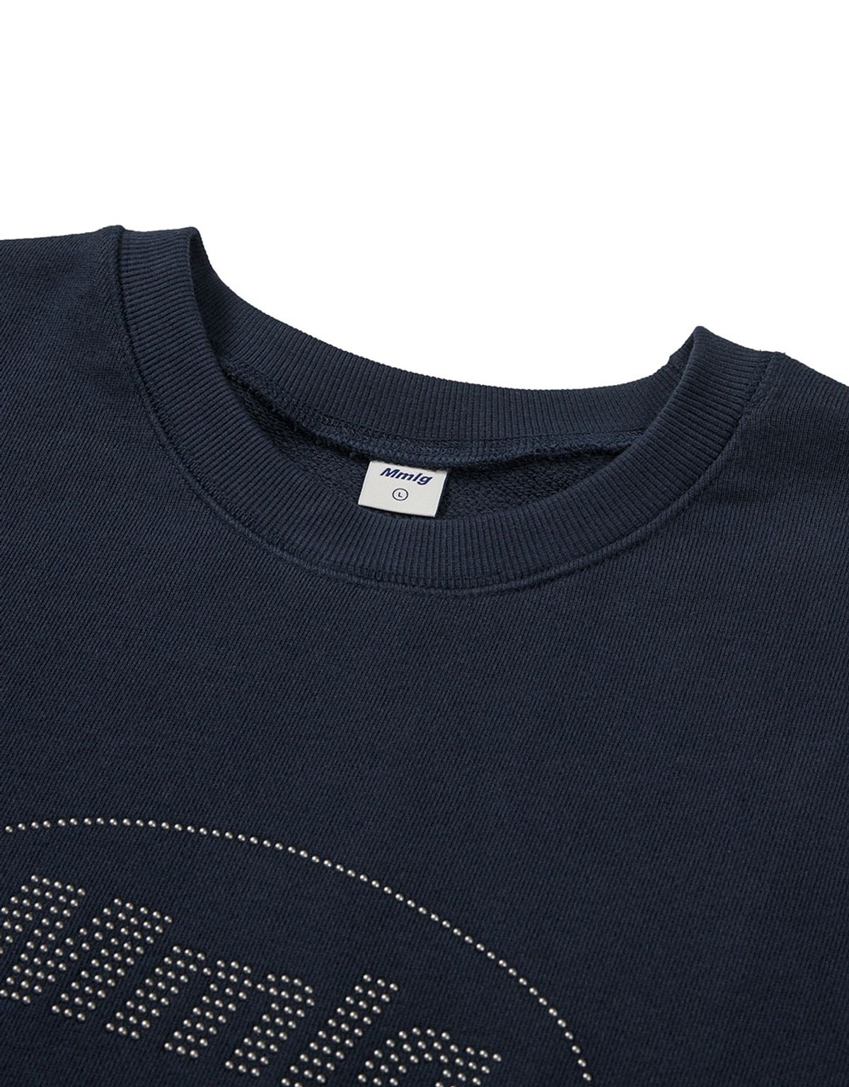 엠엠엘지(MMLG) [Mmlg] COLOR BUTTON SWEAT (AUTHENTIC NAVY)