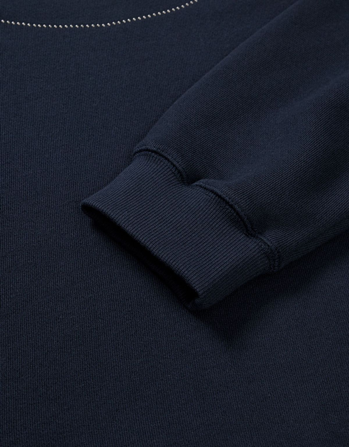 엠엠엘지(MMLG) [Mmlg] COLOR BUTTON SWEAT (AUTHENTIC NAVY)
