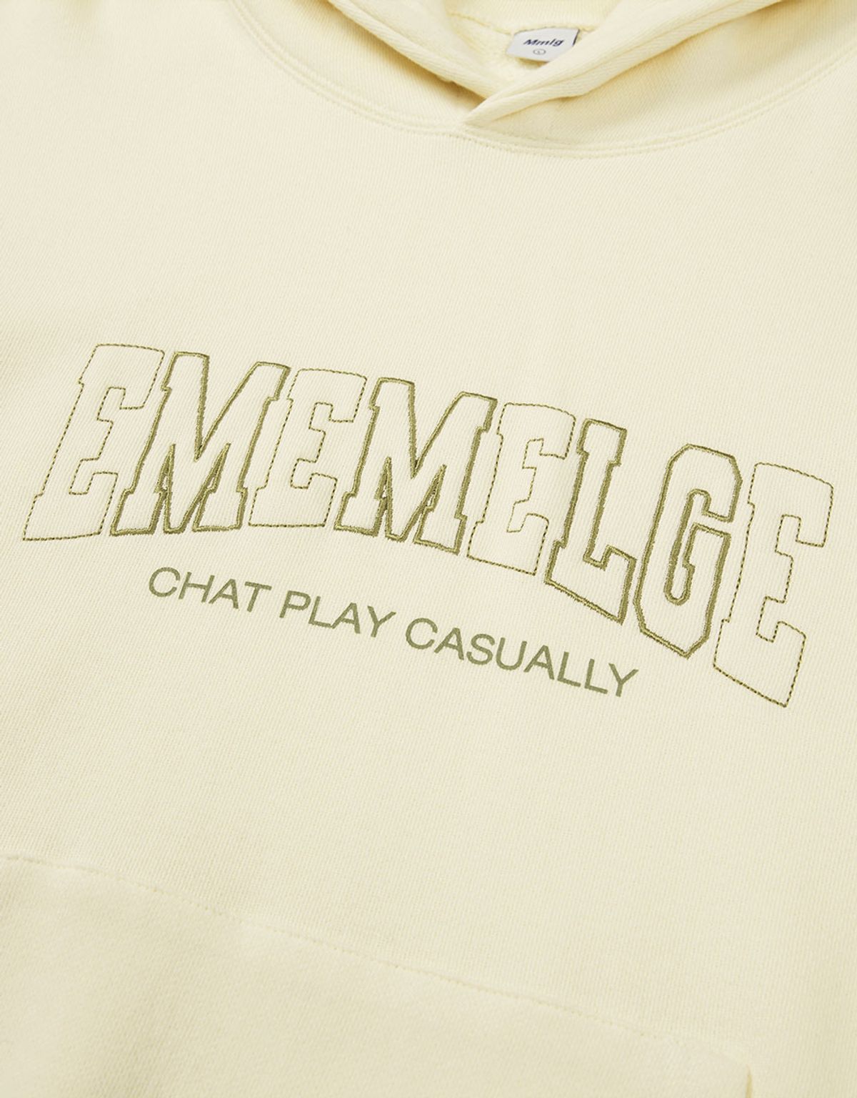 엠엠엘지(MMLG) [Mmlg] MM AFTERIMAGE HOODIE (NATURAL SOAP)