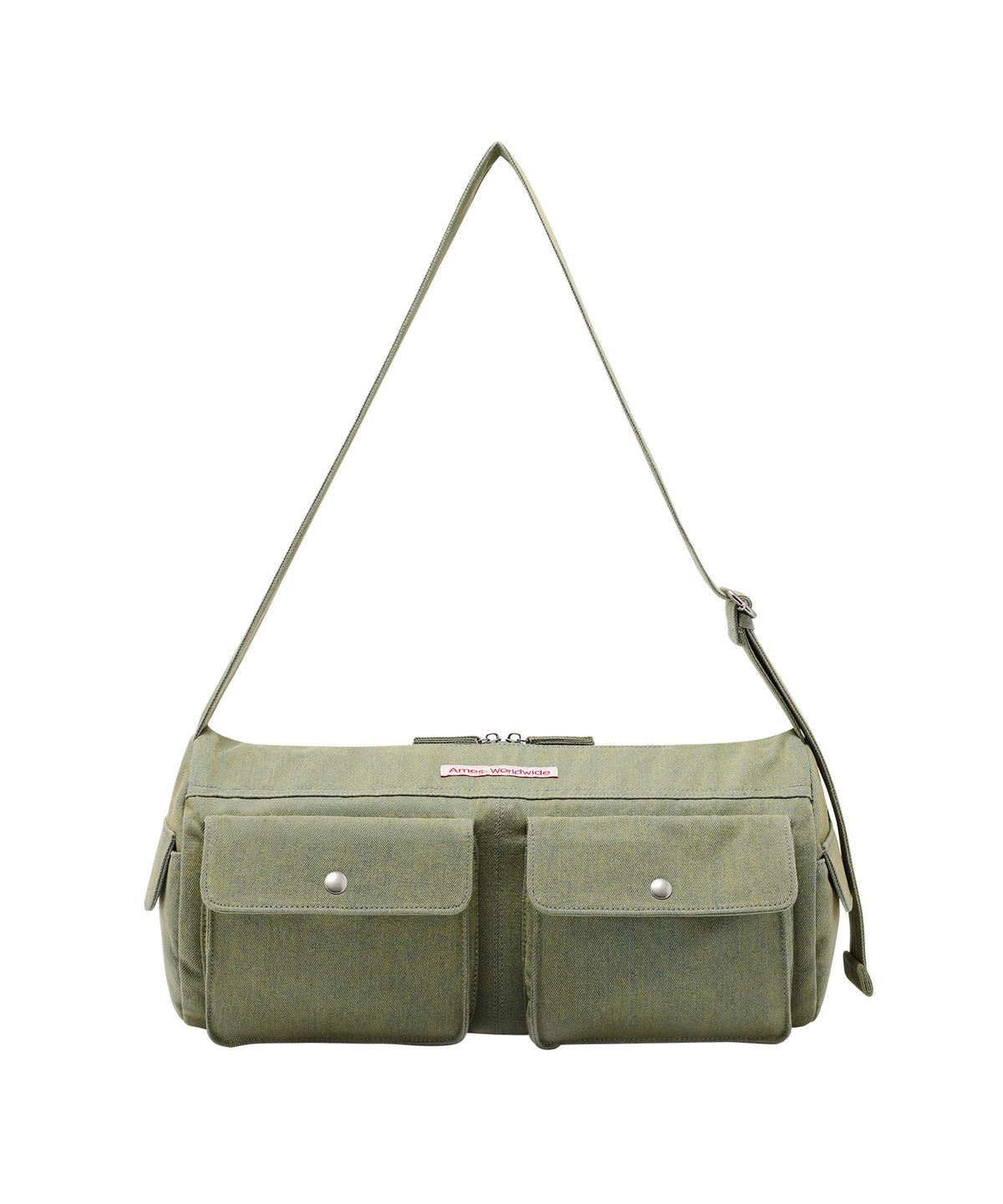 아메스 월드와이드(AMES-WORLDWIDE) DENIM DUFFLE BAG KHAKI