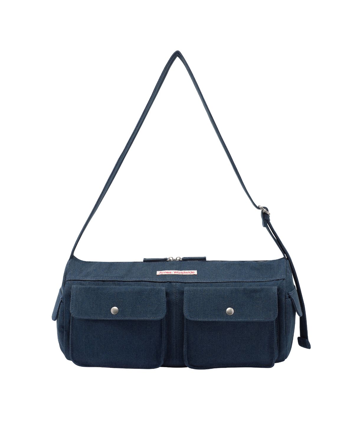 아메스 월드와이드(AMES-WORLDWIDE) DENIM DUFFLE BAG DEEP BLUE