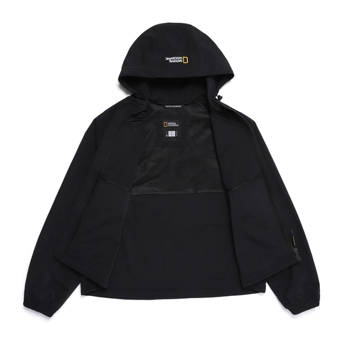 내셔널지오그래픽(NATIONALGEOGRAPHIC) N251WFT980 여성 시그너스 우븐 후드 바람막이 CARBON BLACK