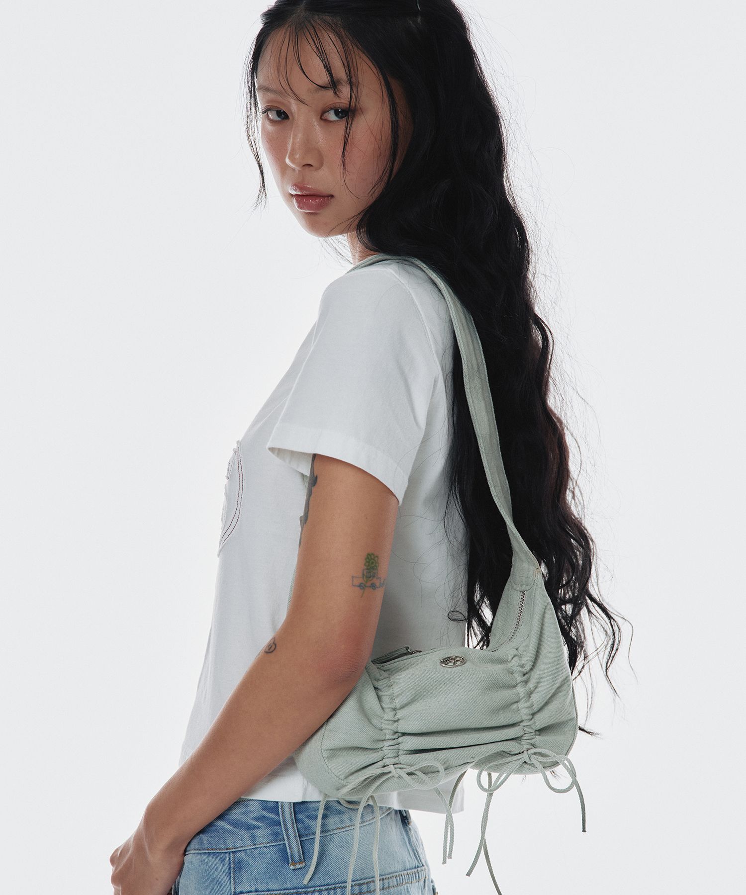 ★AMES-WORLDWIDE★DENIM MINI SHOULDER BAG DEEP BLUE★正規品 MUSINSA | AMES-WORLDWIDE DENIM MINI SHOULDER BAG DEEP BLUE