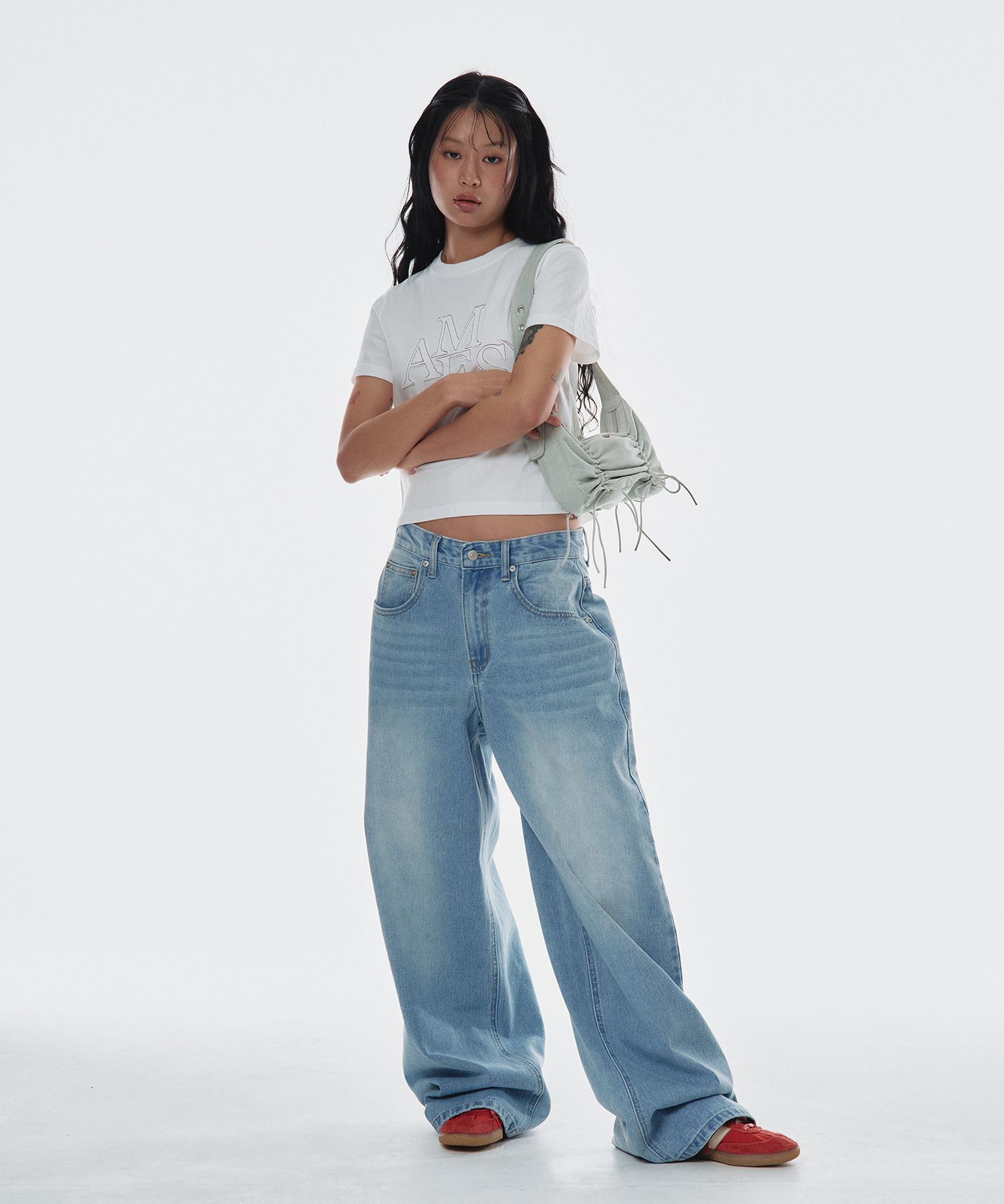 ★AMES-WORLDWIDE★DENIM MINI SHOULDER BAG LIGHT BLUE★正規品 MUSINSA | AMES-WORLDWIDE DENIM MINI SHOULDER BAG LIGHT BLUE