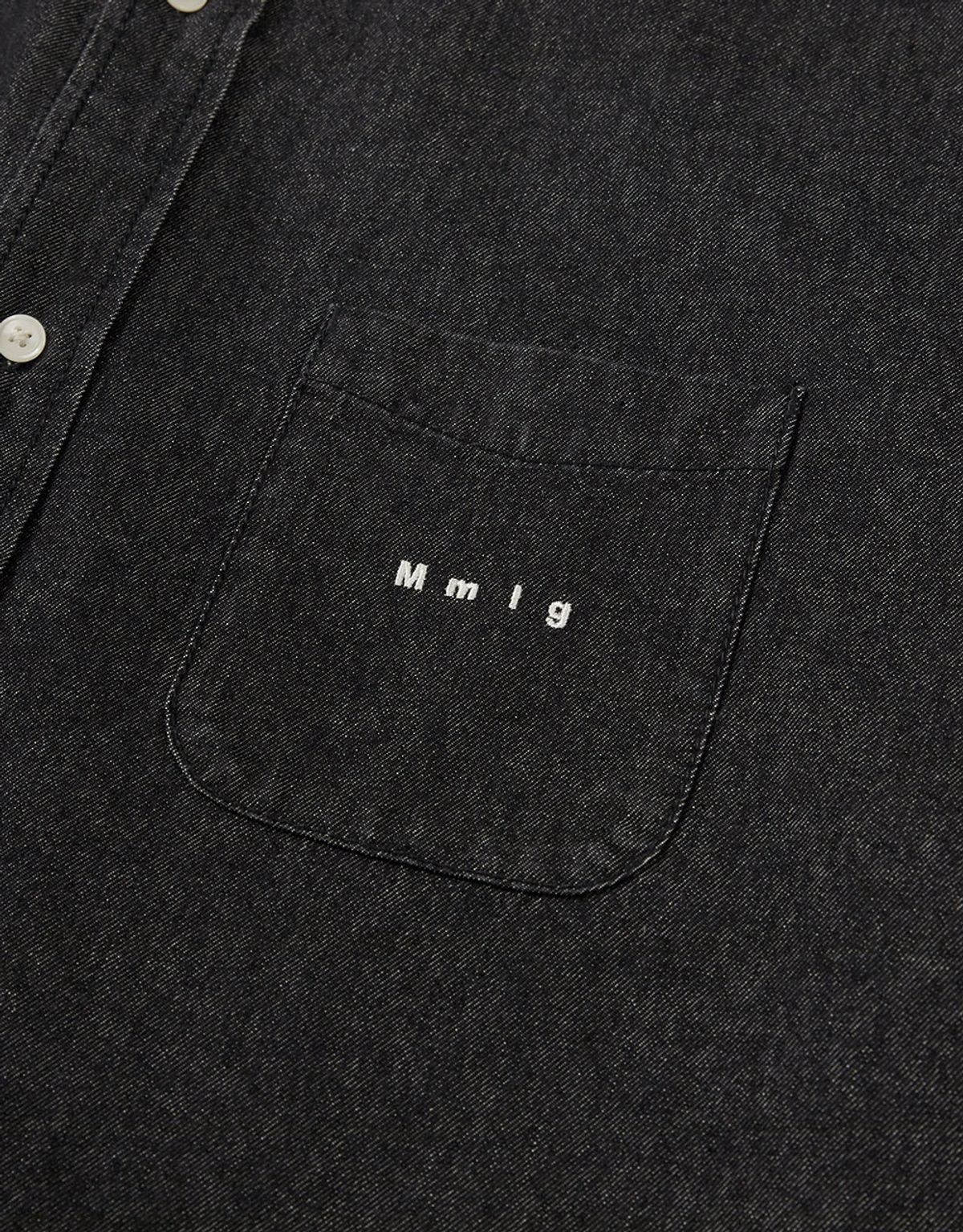 엠엠엘지(MMLG) [Mmlg] LABLE M DENIM SHIRTS (BLACK)