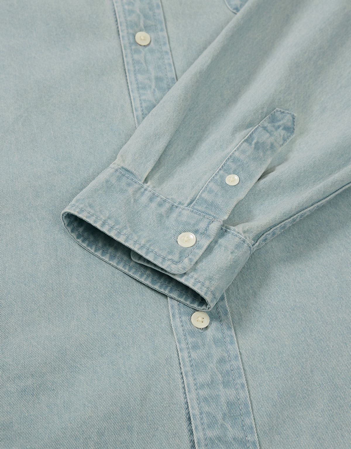 엠엠엘지(MMLG) [Mmlg] LABLE M DENIM SHIRTS (LIGHT BLUE)