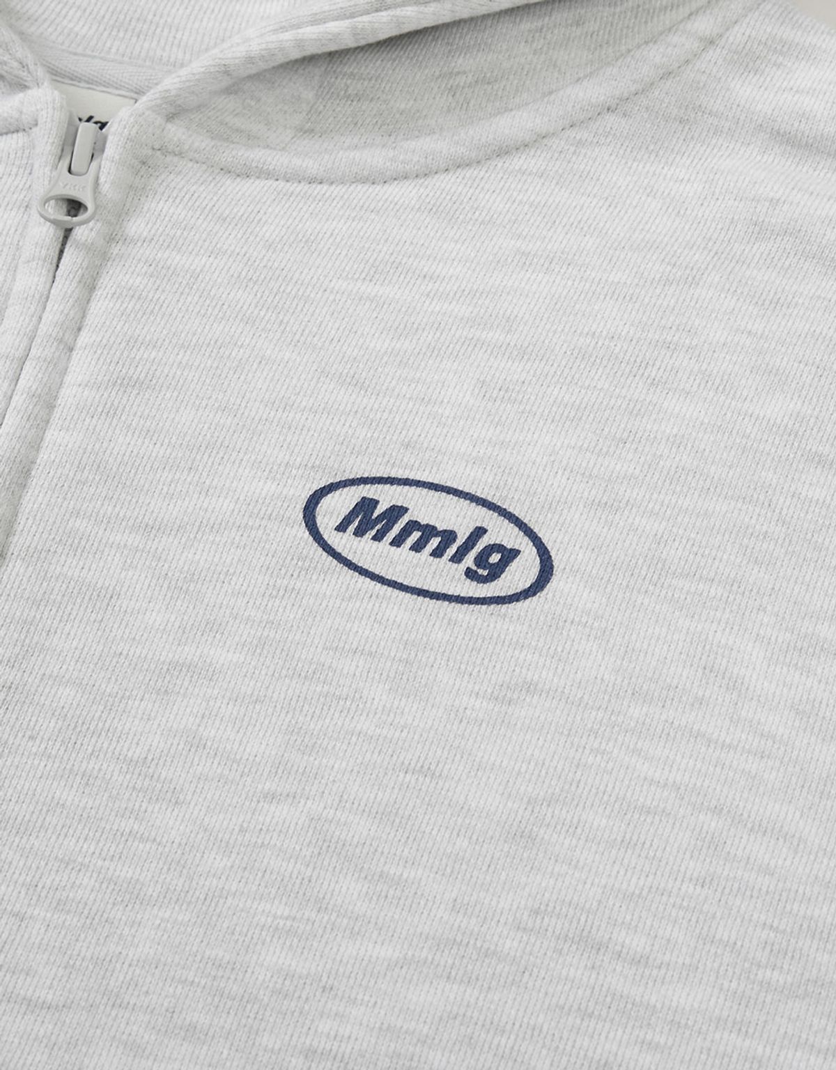 엠엠엘지(MMLG) [Mmlg] SIMBOLPLAY HOOD ZIPUP (ASH GREY)