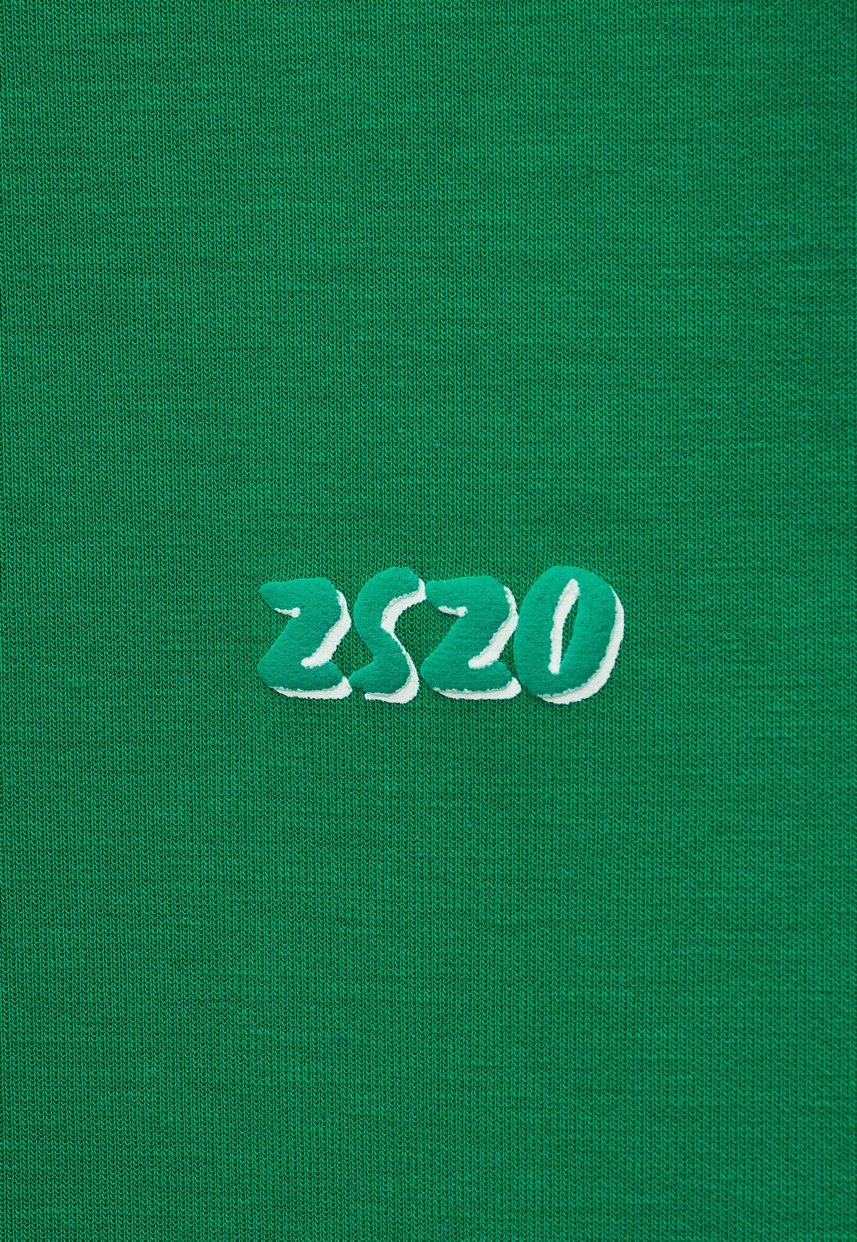 지오송지오(ZIOSONGZIO) ZSZO 쉐도우 타이틀 티셔츠 그린 ZH3TS706GR