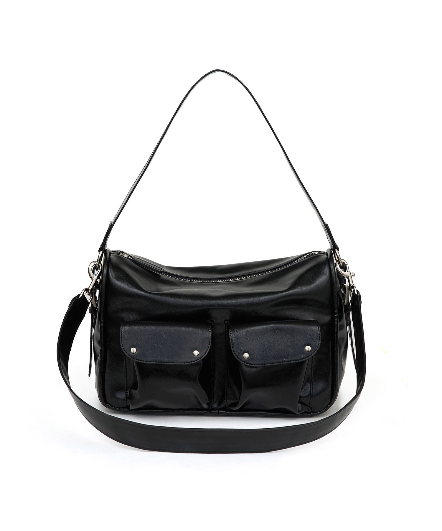 バッグ・カバンその他 YEOMIM box bag crinkle black yeo-273 ボックスバッグ (クリンクル ブラック) | YEOMIM | HANA(ハナ)