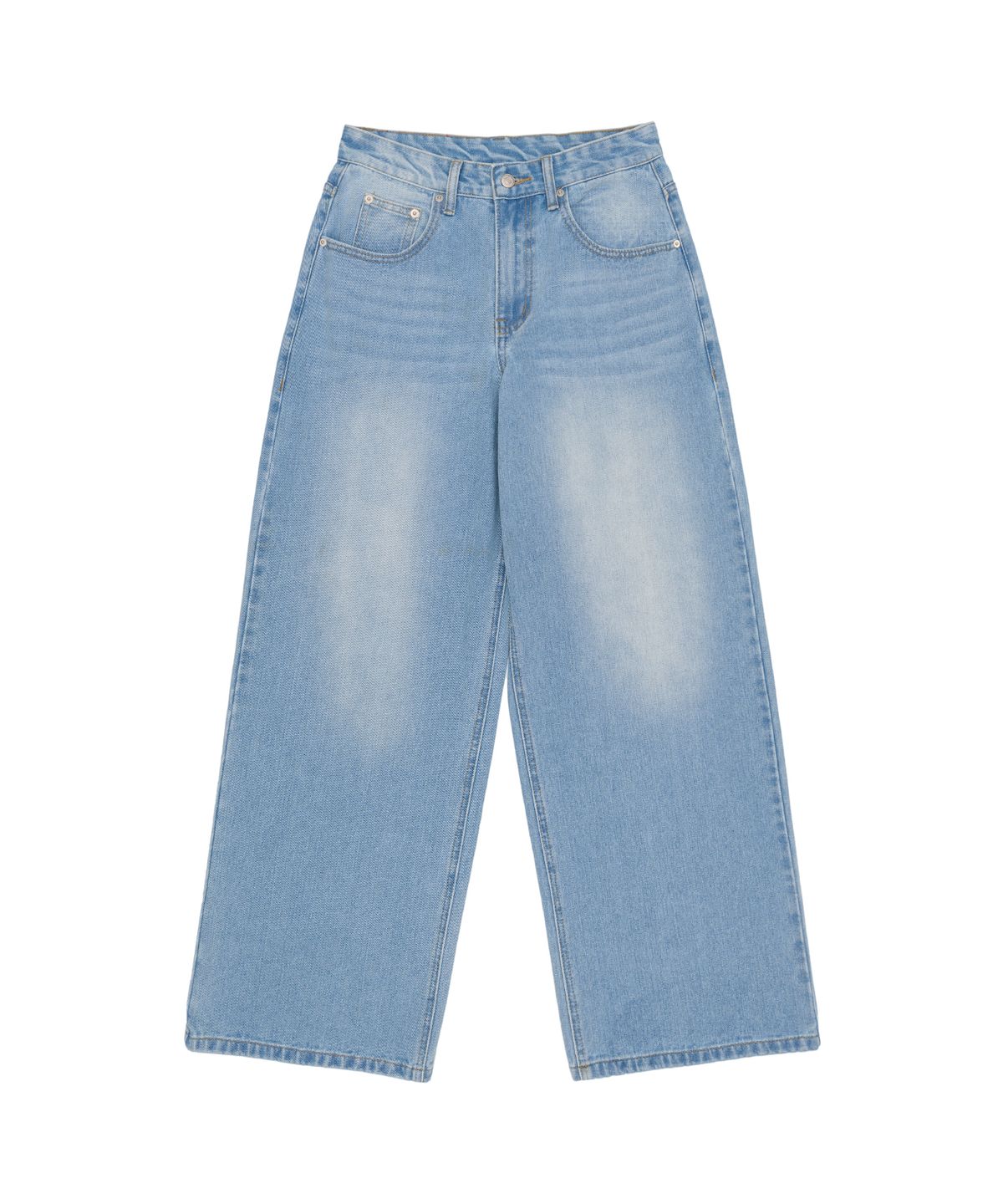 아메스 월드와이드(AMES-WORLDWIDE) OVERFIT STITCH DENIM PANTS LIGHT BLUE