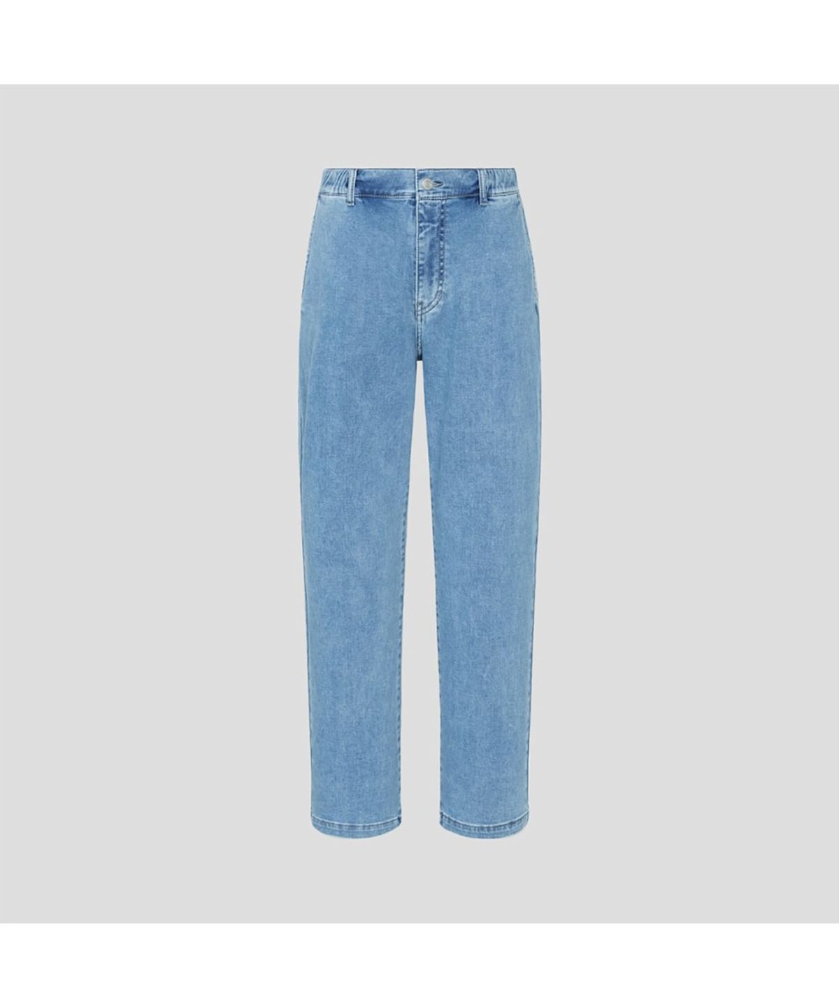 빈폴 멘(BEANPOLE MEN) 밴딩 저지 데님 팬츠  블루 (BC5121C75P)