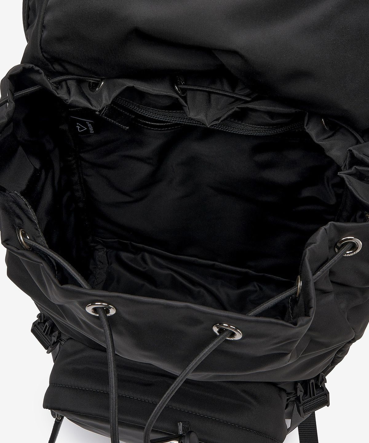 MUSINSA | PRADA Re-Nylon and Saffiano Backpack - Black