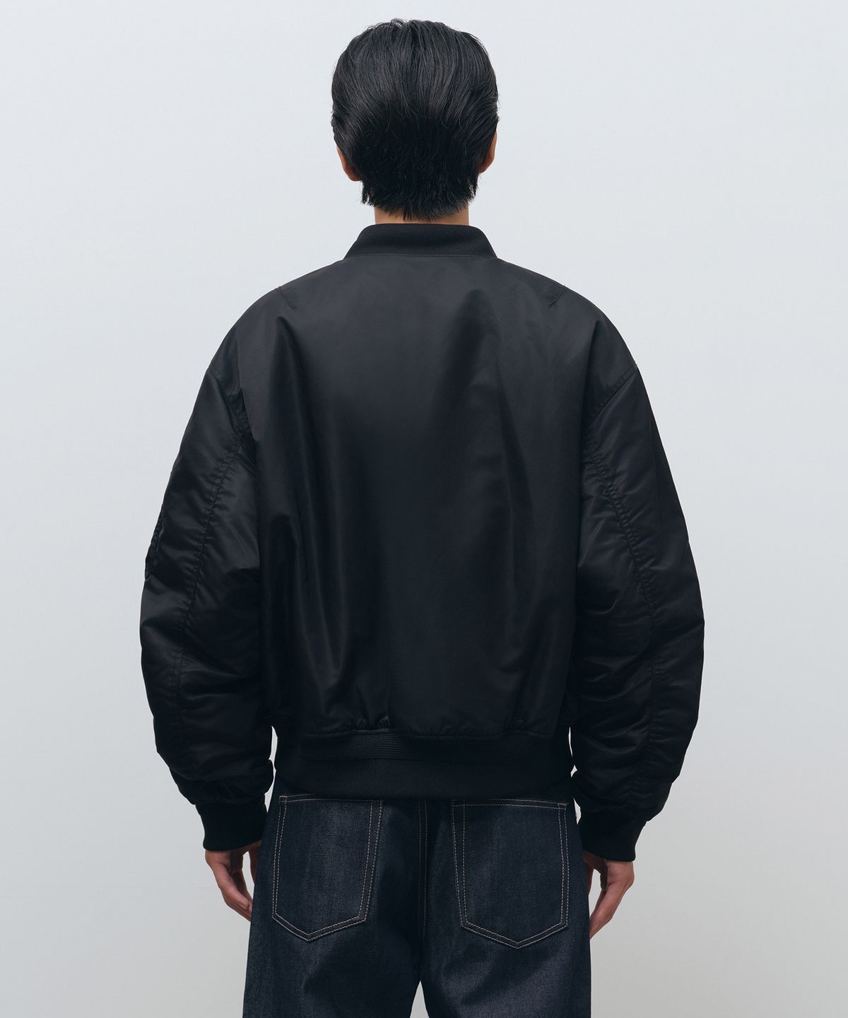 무신사 스탠다드(MUSINSA STANDARD) 쇼트 MA-1 보머 재킷 [블랙]