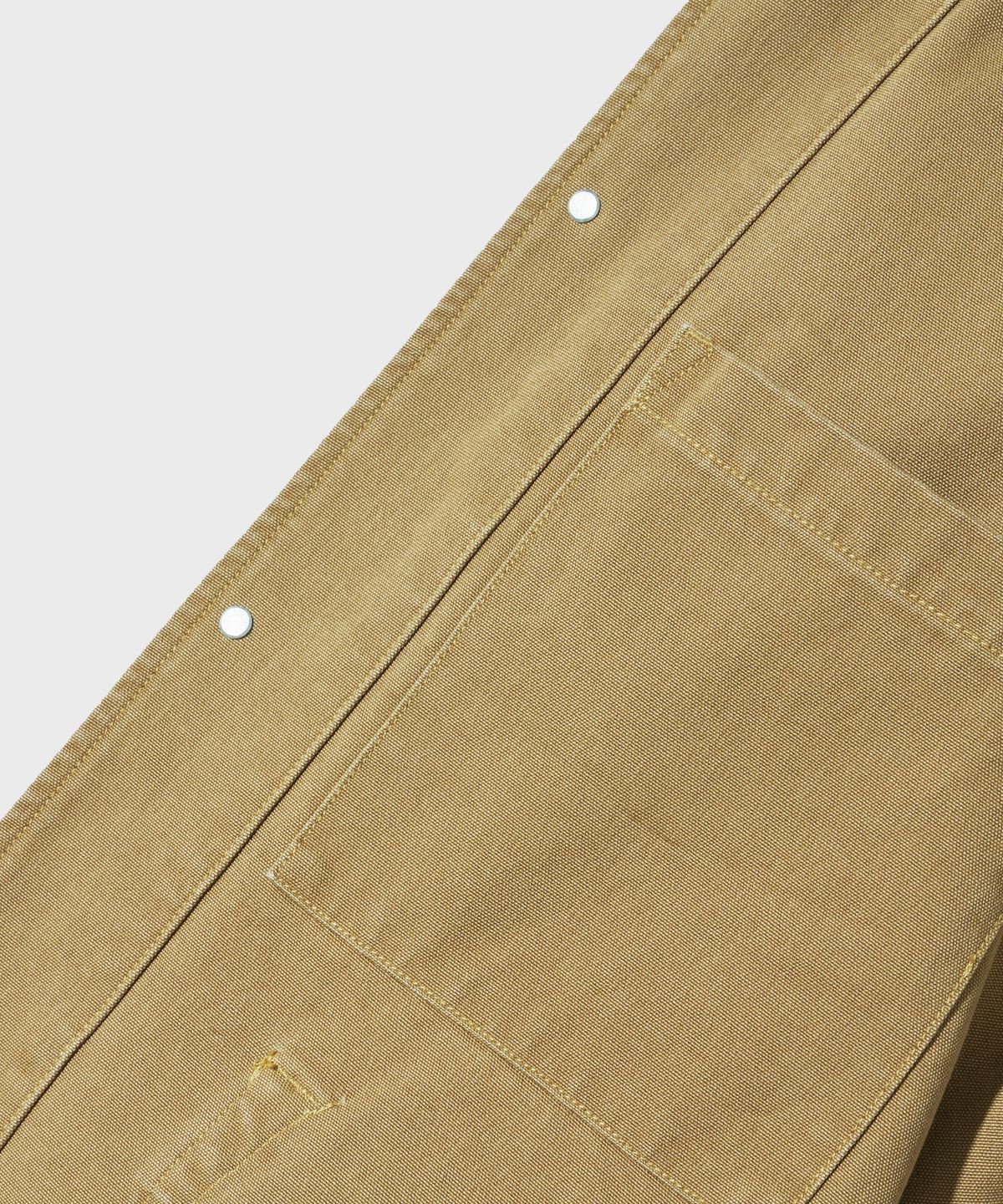 아웃스탠딩(OUTSTANDING) CANVAS COVERALL JACKET_BEIGE