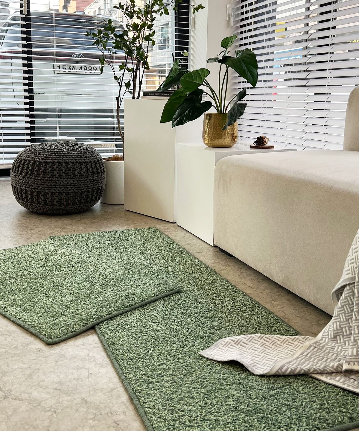 샤이닝홈(SHININGHOME) 꼬모러그 컴프리 주방 발매트 2size 7컬러