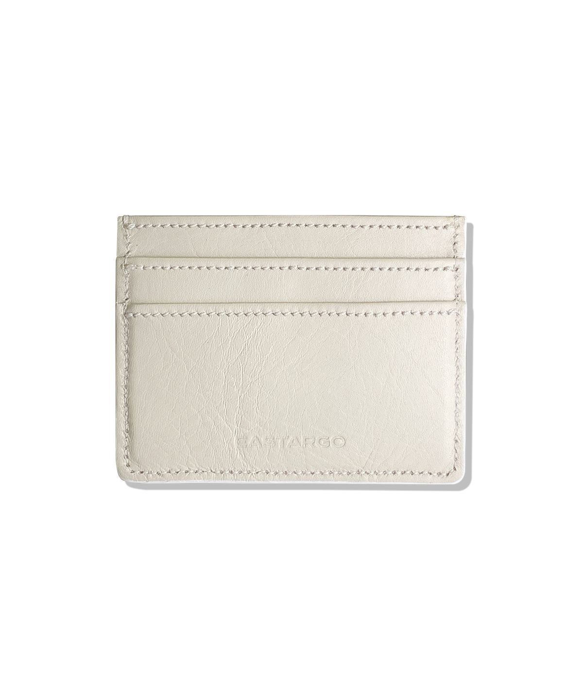 이스트아르고(EASTARGO) STING CARD WALLET IVORY WHITE (PINK FUR)