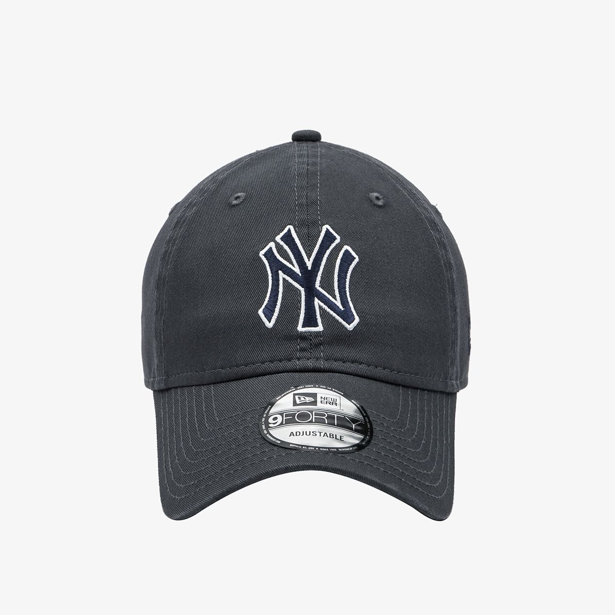 뉴에라(NEW ERA) MLB 뉴욕 양키스 베이직 아웃라인 언스트럭쳐 볼캡 다크 그라파이트 14561859