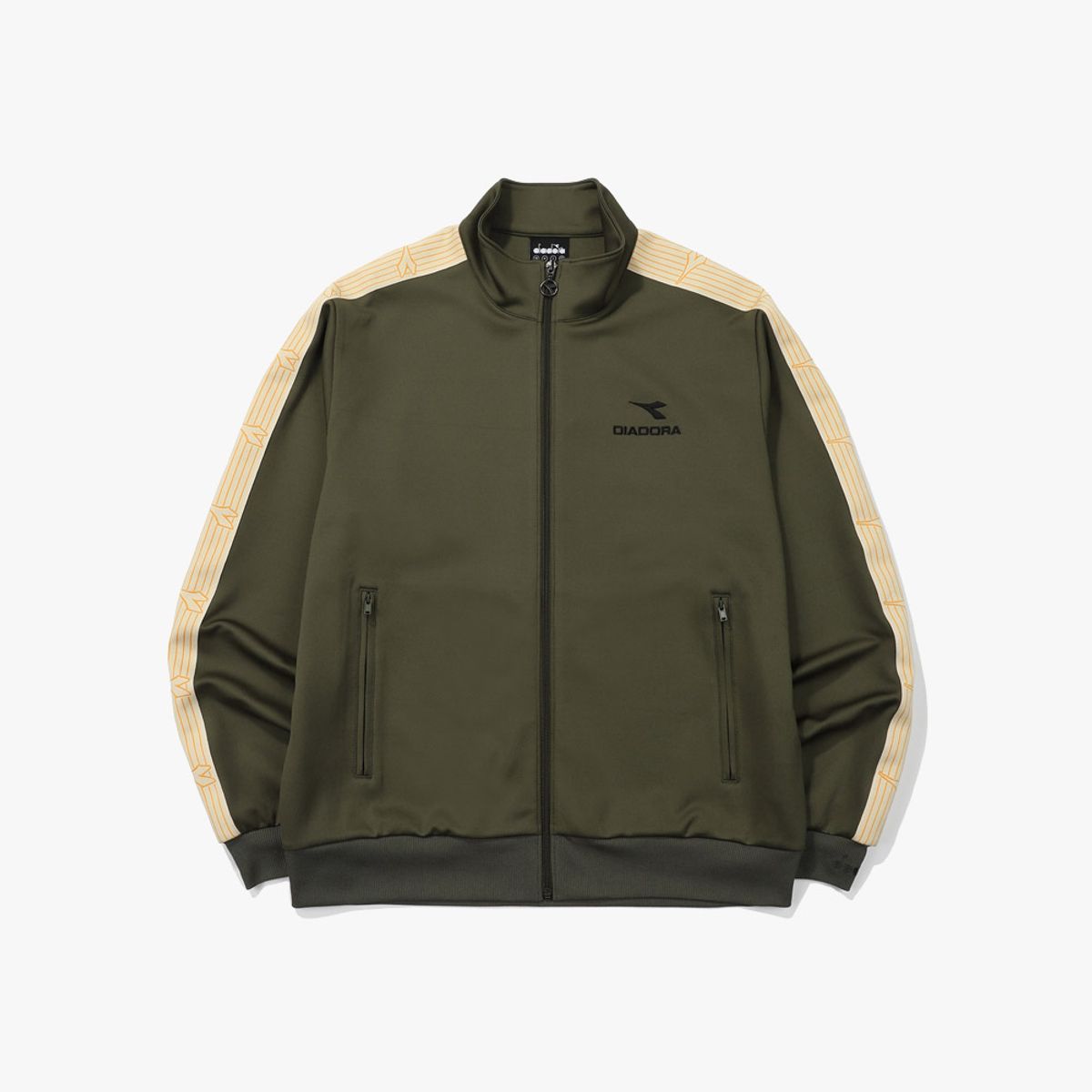 디아도라(diadora) 레거시 저지 트랙 자켓 OLIVE