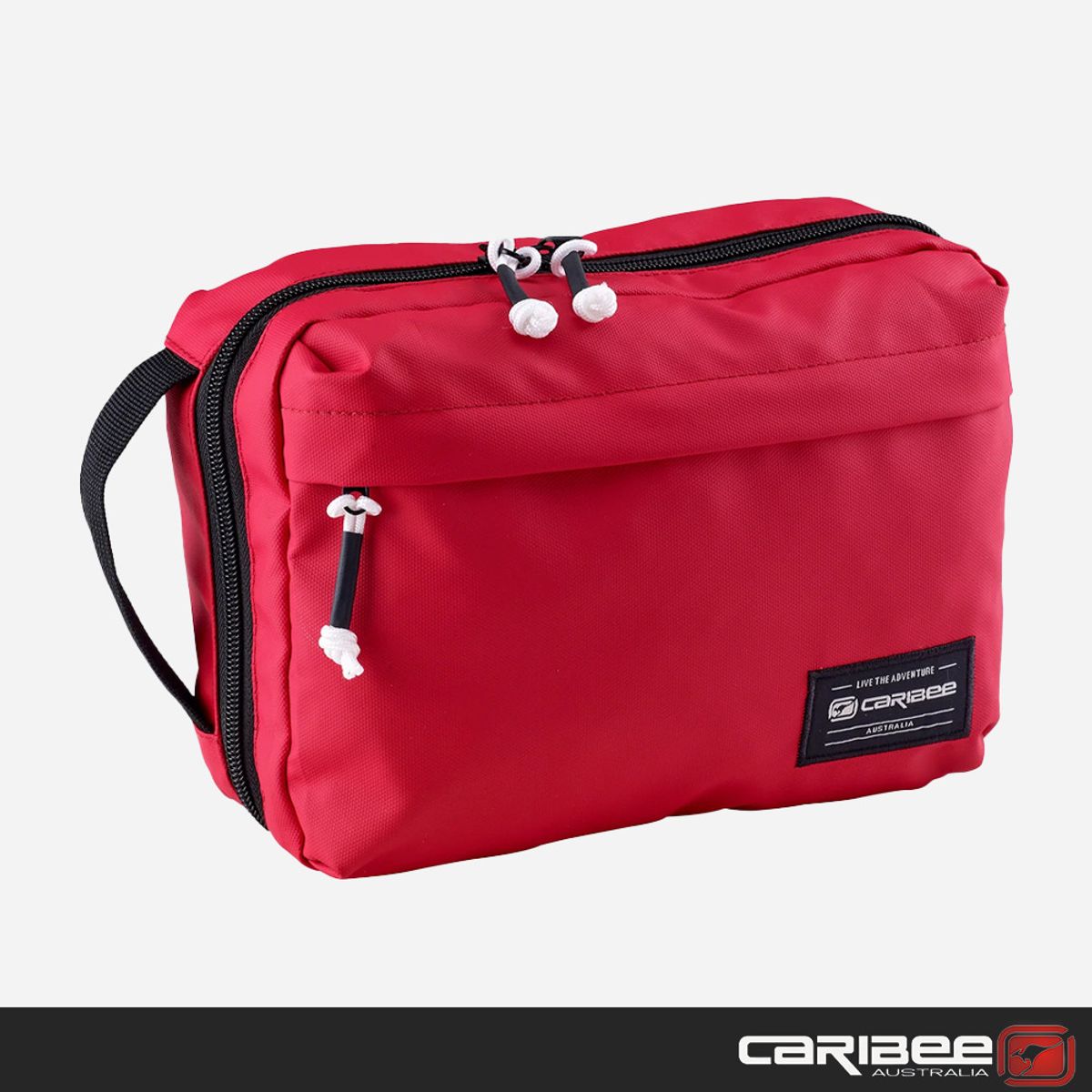 캐리비(CARIBEE) Adventure Toiletry Bag - 레드 여행용 세면도구가방