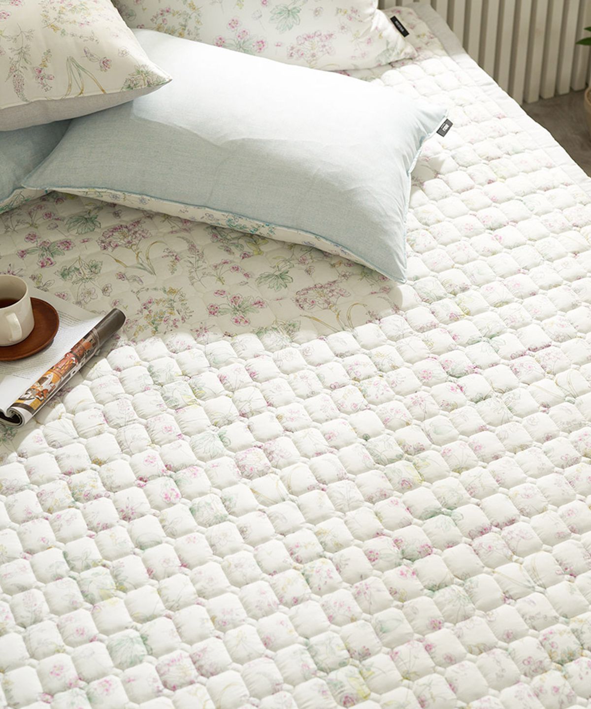샤이닝홈(SHININGHOME) 아밍 아델리오 모달 고정밴드 침대패드 S/Q 2size 2컬러