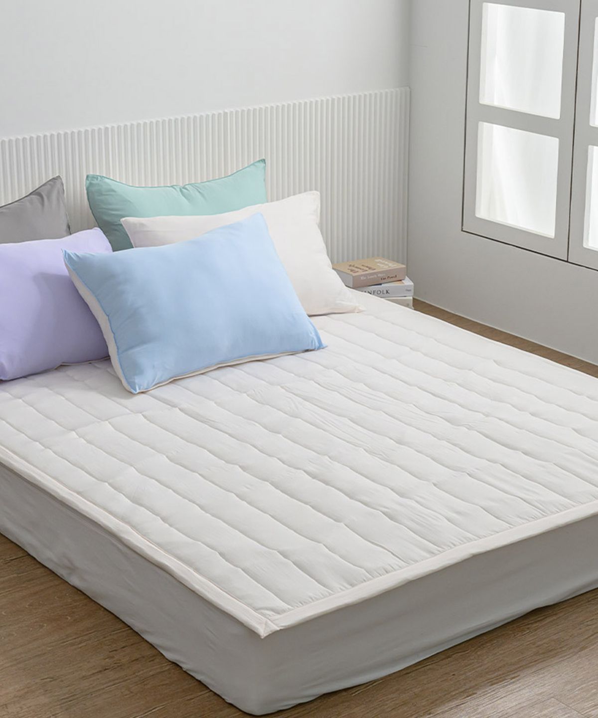 샤이닝홈(SHININGHOME) 더블리 코코러버 마이크로 모달 고정밴드 침대패드 SS/Q 2size