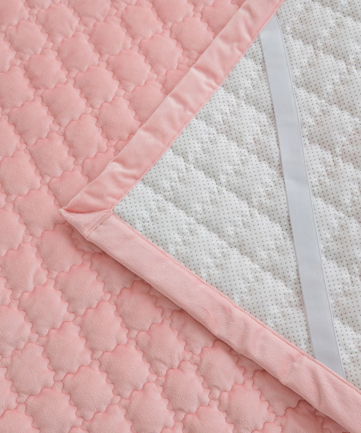 샤이닝홈(SHININGHOME) 더블리 에땅 극세사 고정밴드 침대패드 SS/Q 2size 3컬러